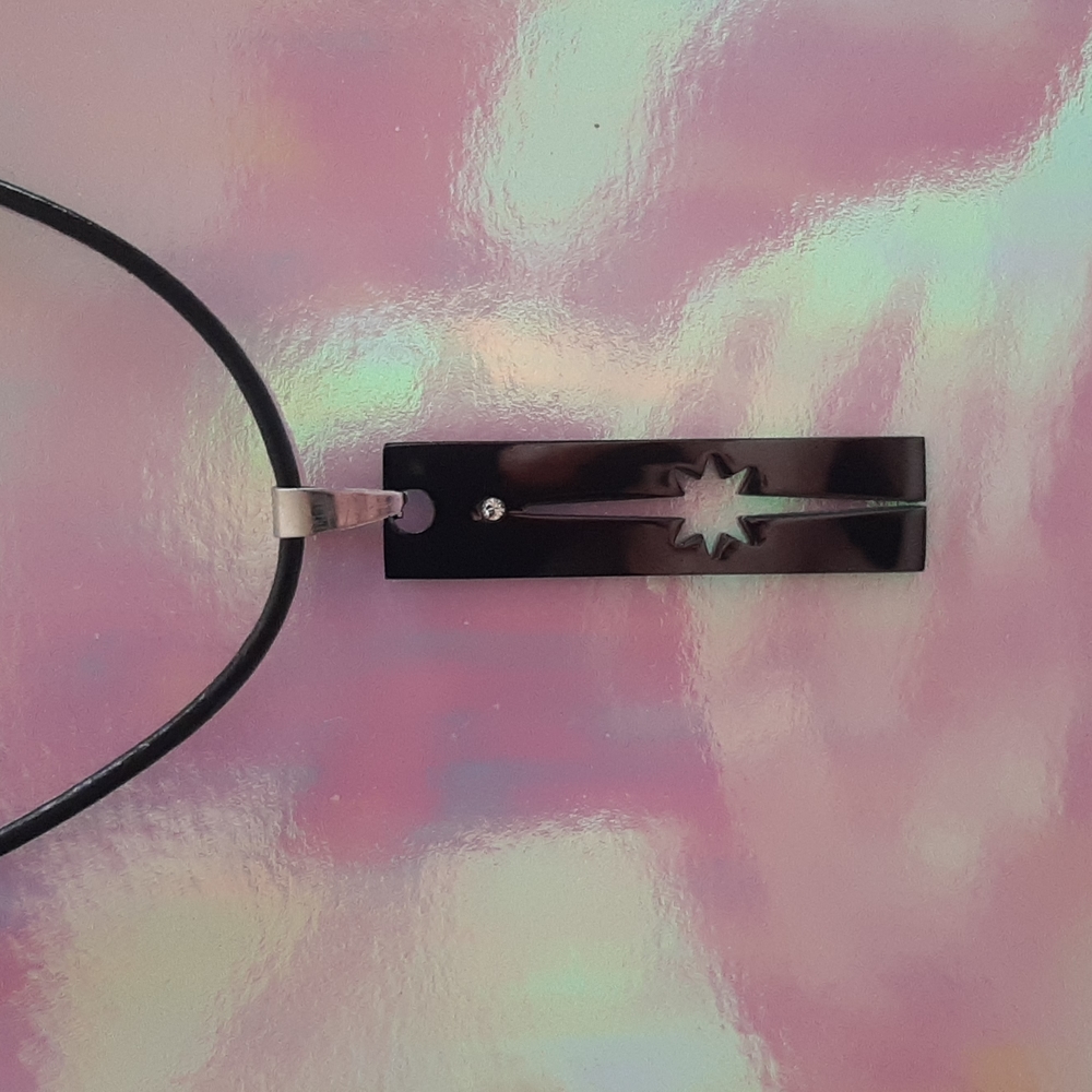 Unisex Star Bar Necklace New
